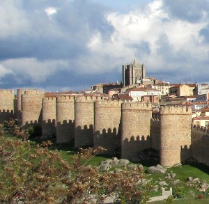 The ramparts of Avila