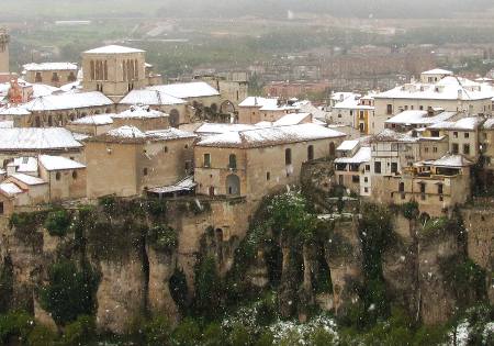 Cuenca under the snow